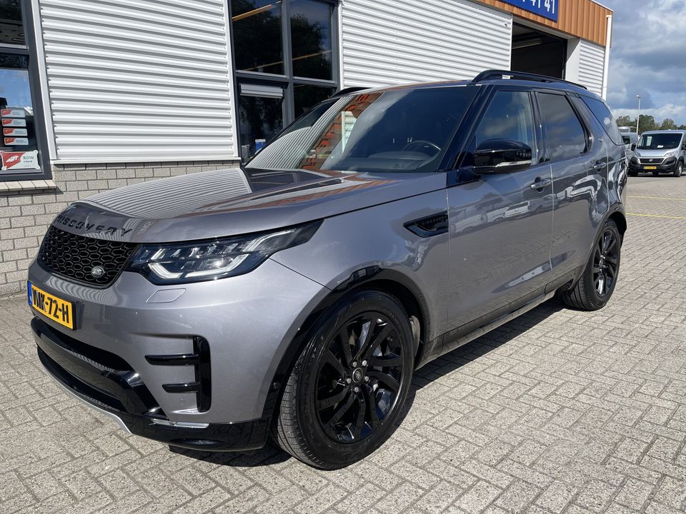 Land Rover Discovery 3.0 Sd6 306pk Landmark Edition grijs kenteken automaat / € 53.850 ex btw / lease vanaf € 950 / leer / trekhaak 3500 kg trekgewicht / navi / cruise / camera !