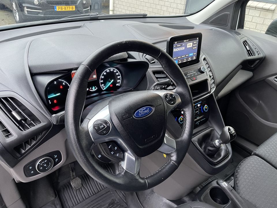 Ford Transit Connect 1.5 TDCI Limited / rijklaar € 13.950 ex btw / lease vanaf € 316 / airco / cruise / navi / Apple Carplay / achteruit rijcamera / 3 zits !