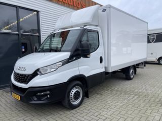 Iveco Daily 35S14H 2.3 automaat / bakwagen met Zepro ( Hiab ) laadklep / rijklaar € 30.950 ex btw / lease vanaf € 554 / cruise en climate control / standkachel / zijdeur / bijrijdersbank !