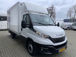 Iveco Daily 35S14H 2.3 automaat / bakwagen met Zepro ( Hiab ) laadklep / rijklaar € 30.950 ex btw / lease vanaf € 554 / cruise en climate control / standkachel / zijdeur / bijrijdersbank !