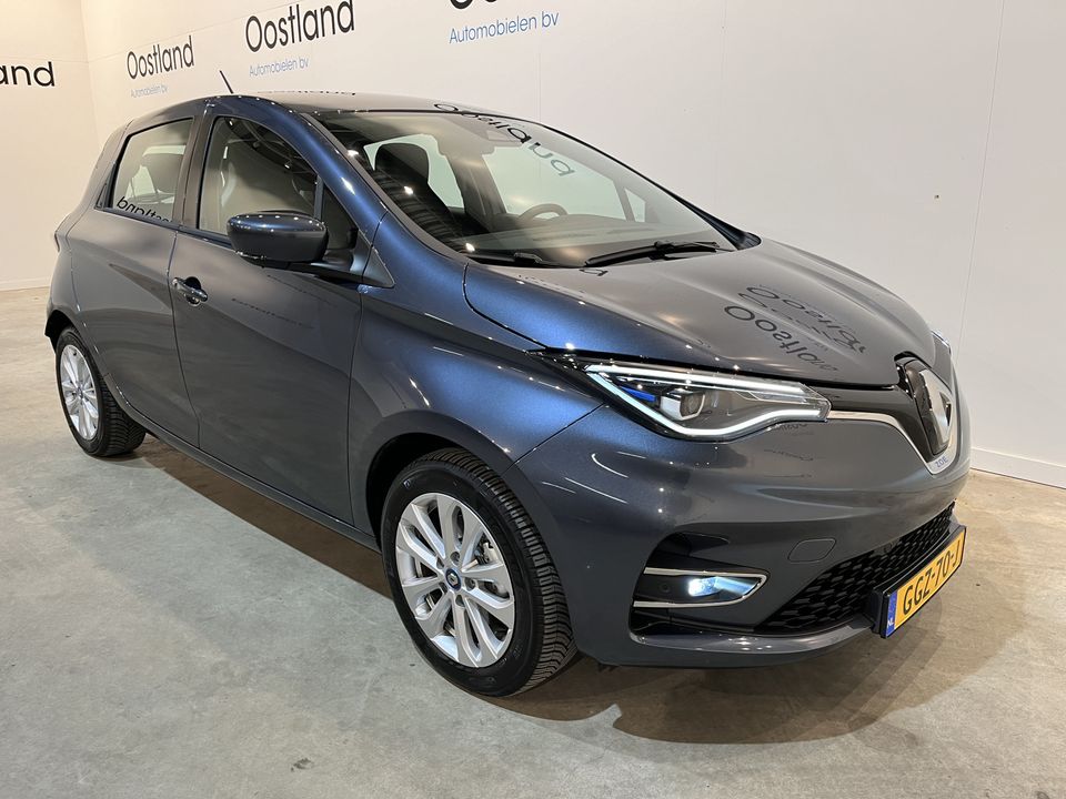 Renault ZOE R110 Experience 52 kWh (Accuhuur) € 12.950,- na subsidie / CarPlay / Airco / Camera / Cruise Control / 8.000 KM !! Prijs ex BTW € 12.350,-