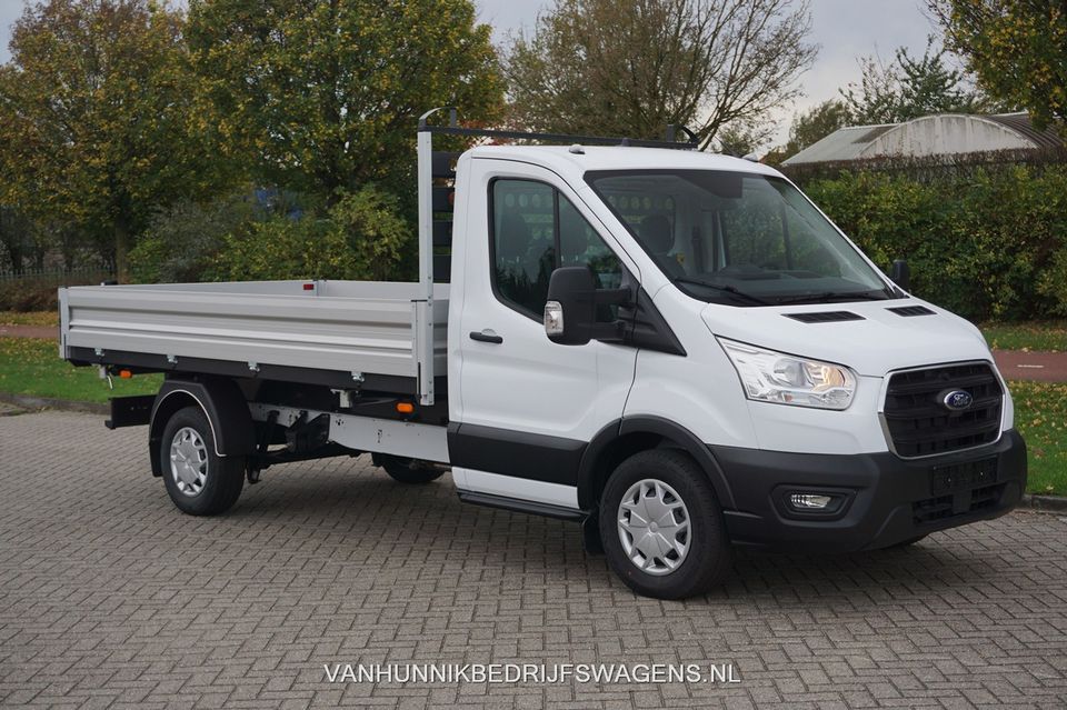 Ford Transit 350L 3 Zijdige kipper 155PK Trend Airco, Cruise, Bluetooth, Omvormer!! NR. K01*