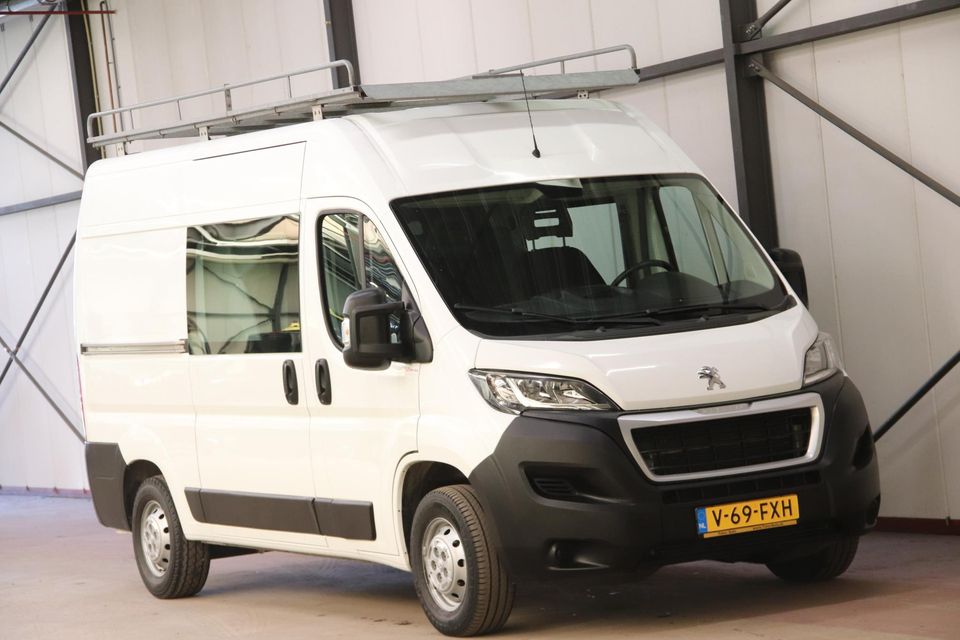 Peugeot Boxer L2H2 DUBBEL CABINE 7 personen met IMPERIAAL