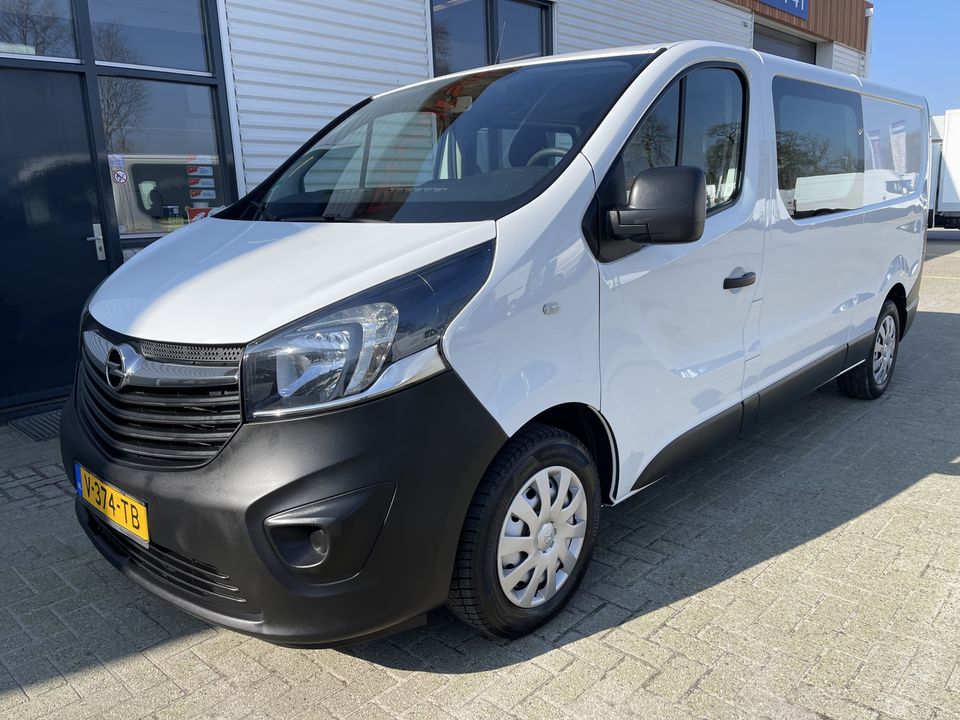 Opel Vivaro 1.6 CDTI 125pk L2H1 DC 5 persoons Edition EcoFlex / vaste prijs rijklaar € 16.950 ex btw / lease vanaf € 311 / airco / cruise / navi / trekhaak 2000 kg / pdc achter !