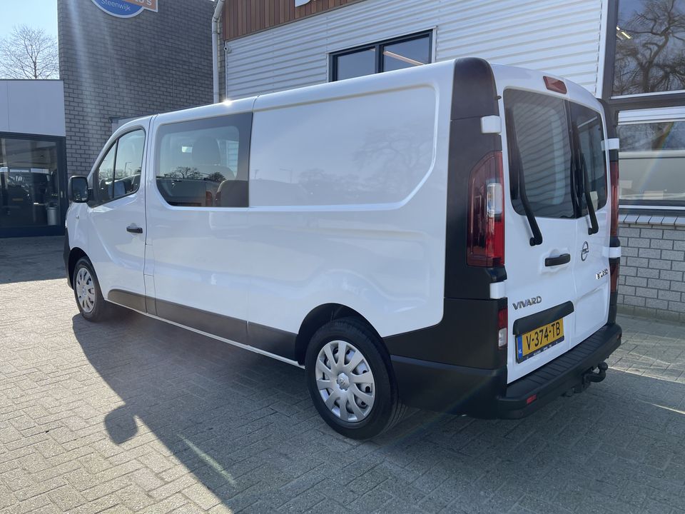 Opel Vivaro 1.6 CDTI 125pk L2H1 DC 5 persoons Edition EcoFlex / vaste prijs rijklaar € 16.950 ex btw / lease vanaf € 311 / airco / cruise / navi / trekhaak 2000 kg / pdc achter !