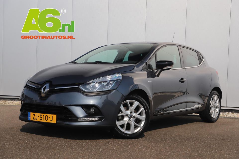 Renault Clio 0.9 TCe Limited Keyless Entry Navigatie Carplay Android Bluetooth Parkeersensors Airco Cruise 16 inch LMV All Season banden!