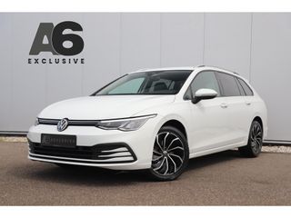 Volkswagen GOLF Variant 1.0 eTSI Life 110PK Automaat Virtual Cockpit 17 inch LMV Navigatie PDC Sfeerverlichting Carplay Android Getint Glas Adaptive Cruise Lane Assist Memory Elektrische Sportstoel