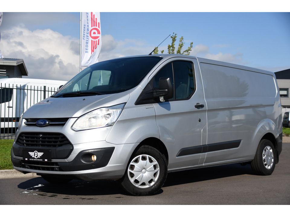 Ford Transit Custom 290 2.0 TDCI L2H1 PB Edition Cruise, Sensoren, 130PK, Euro 6, Trekhaak, Airco, Radio,