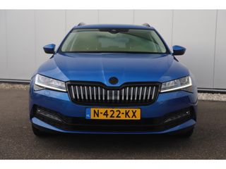 Škoda Superb Combi 1.5 TSI ACT Business Edition 150PK DSG Automaat Black Optic Full LED 18 inch LMV Carplay Android Navigatie Clima Cruise Parkeersensor Stoelverwarming Elektrische Achterklep