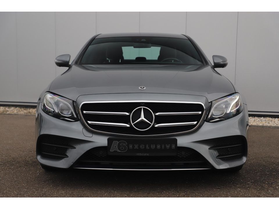 Mercedes-Benz E-Klasse 220 D AMG Sport Automaat Widescreen Sfeerverlichting Memory Leder Navigatie 360 Camera 19 inch LMV Stoelverwarming Carplay Android Auto Multibeam LED