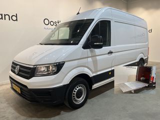 Volkswagen Crafter 35 2.0 TDI L3H3 140 PK / Dhollandia Portaallaadklep / Euro 6 / Airco / Cruise Control / Camera / 3-Zits / 10.100 KM !!