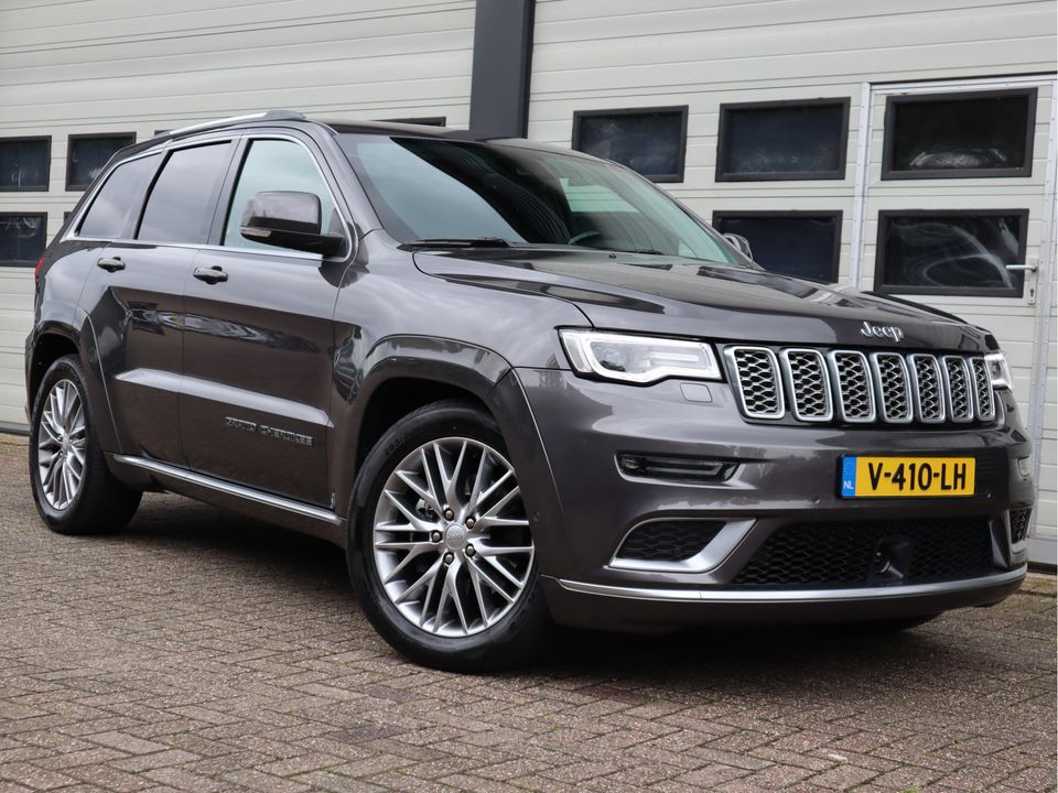 Jeep Grand Cherokee 3.0 CRD 251pk Euro 6 Grijs Kenteken Summit - Pano - ACC - Clima