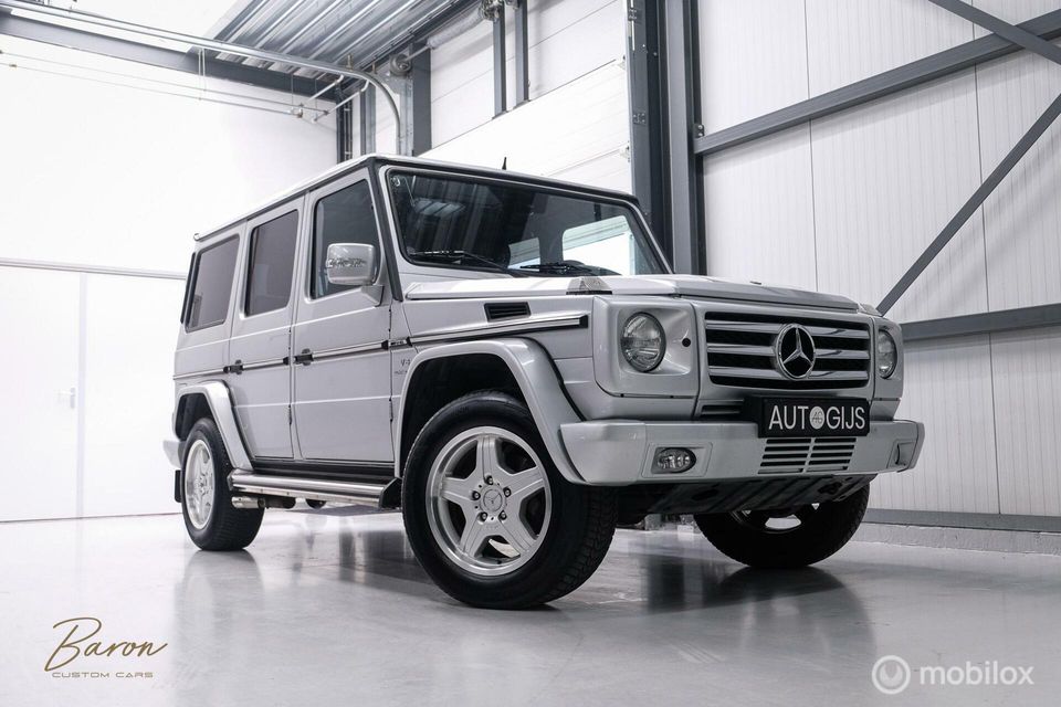 Mercedes-Benz G-Klasse AMG G55 | Youngtimer | Fiscaal aantrekkelijk | Lease | Bilstein B4 | Briljant Silver