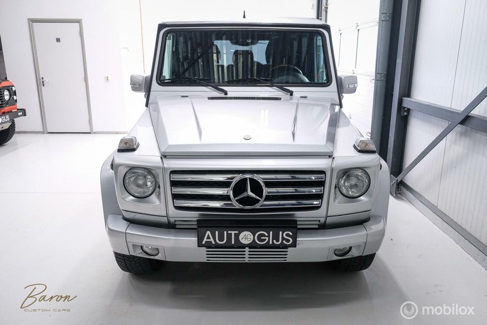 Mercedes-Benz G-Klasse AMG G55 | Youngtimer | Fiscaal aantrekkelijk | Lease | Bilstein B4 | Briljant Silver