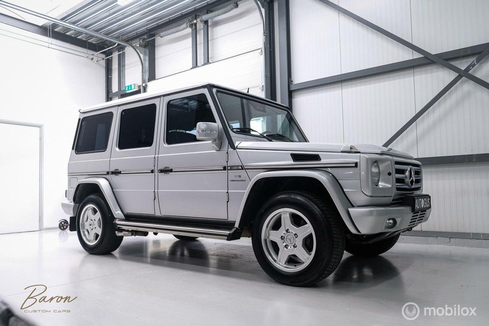 Mercedes-Benz G-Klasse AMG G55 | Youngtimer | Fiscaal aantrekkelijk | Lease | Bilstein B4 | Briljant Silver