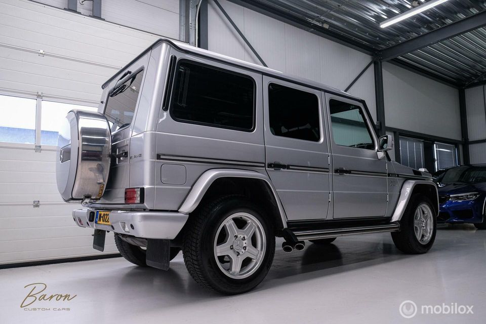 Mercedes-Benz G-Klasse AMG G55 | Youngtimer | Fiscaal aantrekkelijk | Lease | Bilstein B4 | Briljant Silver