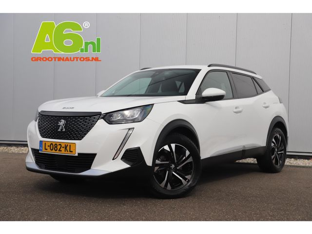 Peugeot 2008 1.2 PureTech Allure 131PK Automaat Virtual Cockpit Navigatie Camera Clima Cruise Parkeersensors Half Leder 17 inch LMV Getint Glas