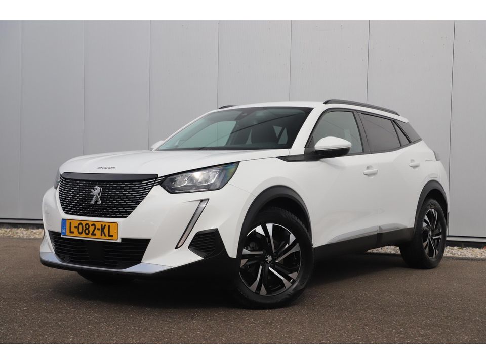 Peugeot 2008 1.2 PureTech Allure 131PK Automaat Virtual Cockpit Navigatie Camera Clima Cruise Parkeersensors Half Leder 17 inch LMV Getint Glas