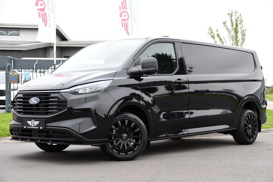 Ford Transit Custom 300 2.0 TDCI L2H1 Black Edition Camera, Cruise, Carplay, Sensoren, 136PK, LED, Multimedia, UNIEK!