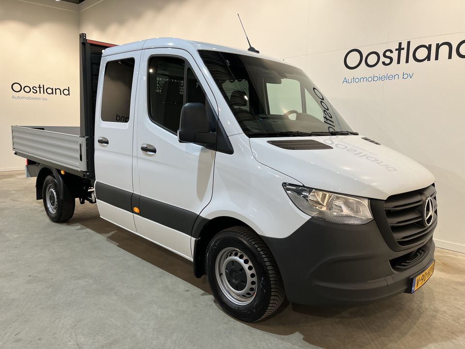 Mercedes-Benz Sprinter 315 CDI L2 RWD DC Dubbel Cabine Open Laadbak / Euro 6 / Trekhaak 3500 KG / Airco / 1.100 KM !!