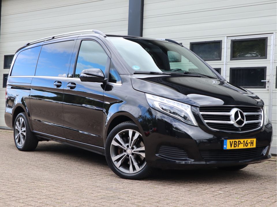 Mercedes-Benz V-Klasse 250d Euro 6 Lang L2 DC 5 pers. - Leder - LED - Trekhaak - APK