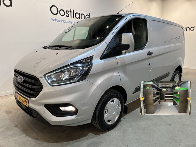 Ford Transit Custom 280 2.0 TDCI L1H1 Trend 130 PK Servicebus / Inrichting / Euro 6 / Airco / PDC / Cruise Control / Navigatie / CarPlay / Trekhaak / 3-Zits / 96.300 KM !!