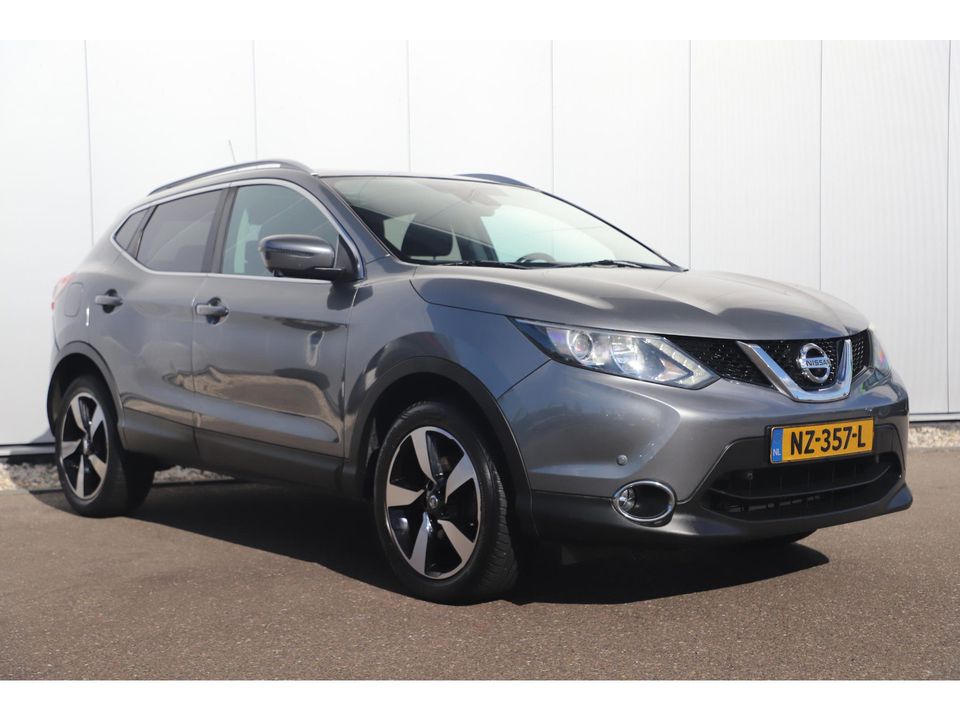 Nissan QASHQAI 1.2 N-Connecta Panoramadak Keyless 18 inch Navigatie 360 Camera Clima Cruise Getint Glas Bluetooth