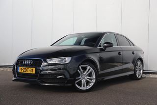 Audi A3 Limousine 1.4 TFSI CoD Ambition S Line 150PK Trekhaak Bi-Xenon Half Leder 18 inch LMV Navigatie Bluetooth Climate Cruise Control Getint Glas 2X S-Line 1500KG Trekgewicht