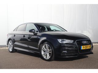 Audi A3 Limousine 1.4 TFSI CoD Ambition S Line 150PK Trekhaak Bi-Xenon Half Leder 18 inch LMV Navigatie Bluetooth Climate Cruise Control Getint Glas 2X S-Line 1500KG Trekgewicht