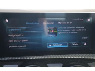 Mercedes-Benz A-Klasse 180 D Business Solution Automaat Widescreen Nieuwstaat! 16 inch LMV Half Leder Sportstoelen Navigatie Carplay Android Achteruitrijcamera Clima Cruise Parkeersensor