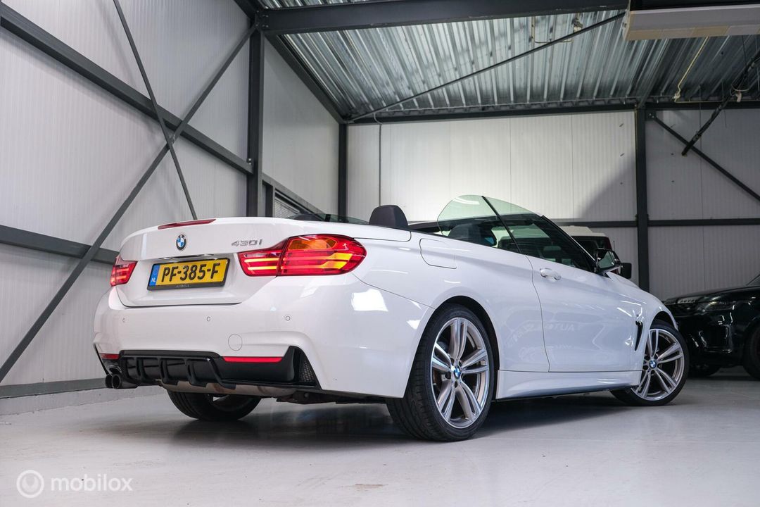 BMW 4 Serie Cabrio 430i High Executive | M performance | Airscarf | Alpinweiss | Shadowline |