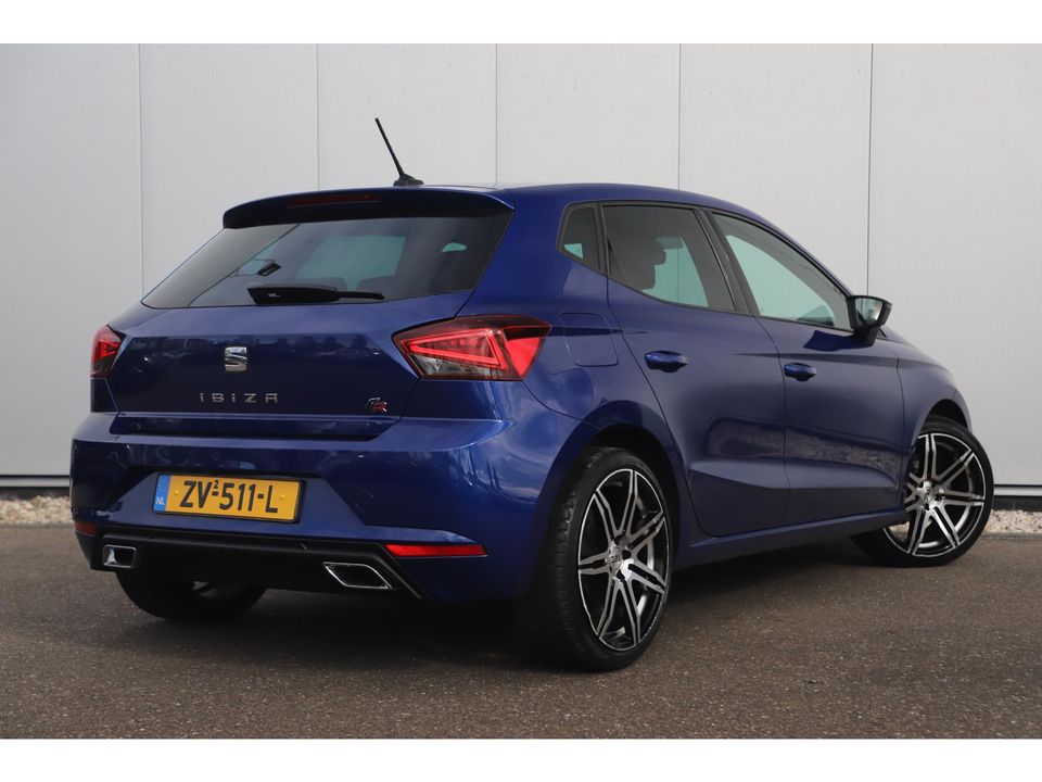 SEAT Ibiza 1.0 TSI FR Business Intense 18 inch LMV Navigatie Camera Clima Cruise Parkeersensors Carplay Android Bluetooth LED Dagrijverlichting