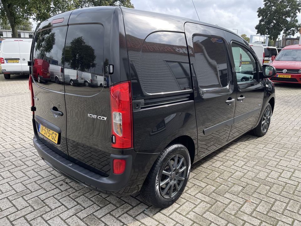 Mercedes-Benz Citan 108 CDI BlueEFFICIENCY euro 6 diesel / vaste prijs rijklaar € 8950 ex btw / lease vanaf € / airco / zwart metallic / lichtmetalen velgen