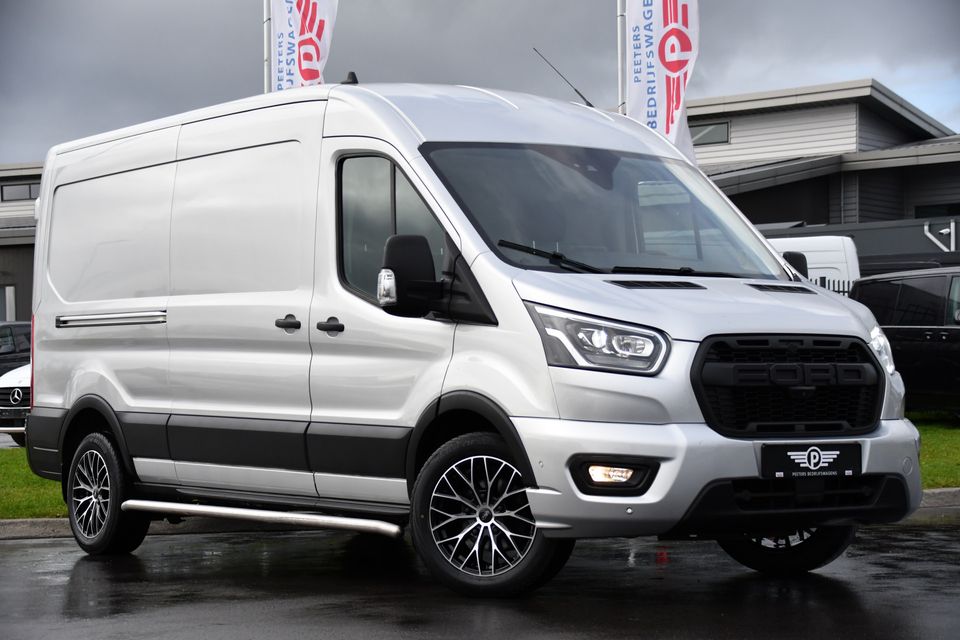 Ford Transit 350 2.0 TDCI L3H2 Limited PB Edition Full Options! Adaptieve Cruise, Carplay, 185PK, Sensoren, Automaat, 360 Camera, Xenon, Uniek!