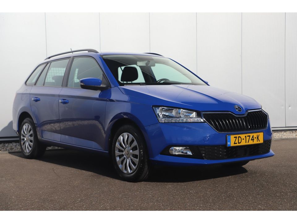 Škoda Fabia Combi 1.0 TSI Ambition 95PK Carplay Android Navigatie Airco Cruise Parkeersensor Front Assist