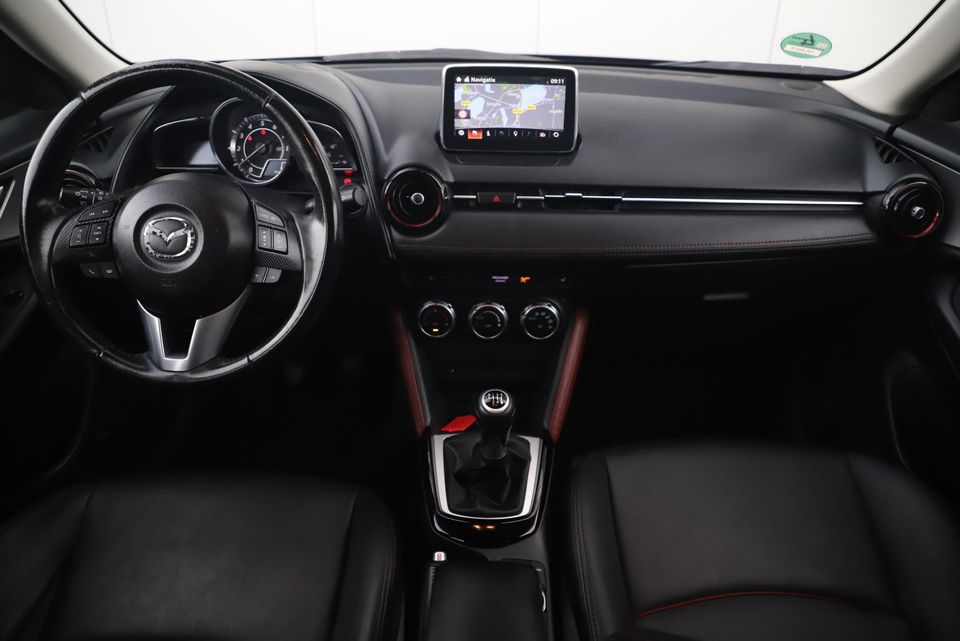 Mazda CX-3 2.0 SkyActiv-G 120 GT-M Trekhaak Keyless Vol Leder HUD Navigatie Camera Stoelverwarming 18 inch LMV Bose Audio Full LED Getint Glas