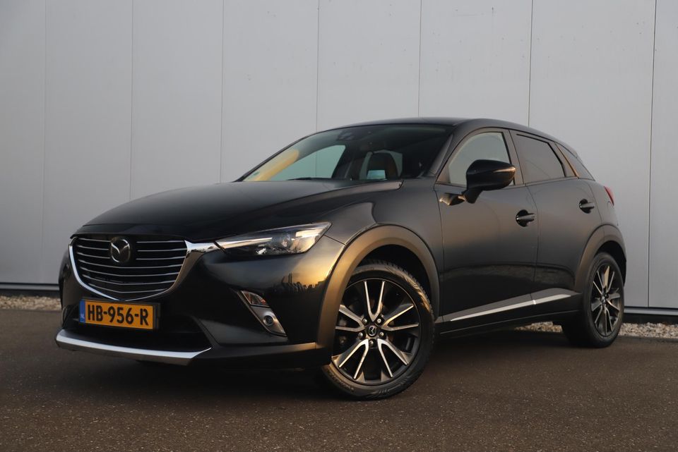 Mazda CX-3 2.0 SkyActiv-G 120 GT-M Trekhaak Keyless Vol Leder HUD Navigatie Camera Stoelverwarming 18 inch LMV Bose Audio Full LED Getint Glas