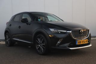 Mazda CX-3 2.0 SkyActiv-G 120 GT-M Trekhaak Keyless Vol Leder HUD Navigatie Camera Stoelverwarming 18 inch LMV Bose Audio Full LED Getint Glas