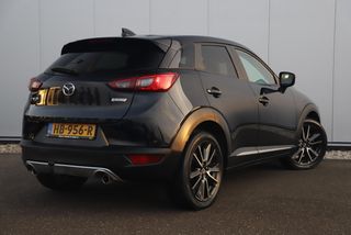 Mazda CX-3 2.0 SkyActiv-G 120 GT-M Trekhaak Keyless Vol Leder HUD Navigatie Camera Stoelverwarming 18 inch LMV Bose Audio Full LED Getint Glas