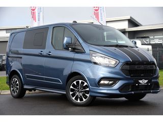 Ford Transit Custom 320 2.0 TDCI L1H1 Sport DC Adaptieve Cruise, Carplay, 185PK, Automaat, Sensoren, multimedia, Stoelverwarming, UNIEK!