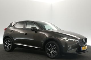 Mazda CX-3 2.0 SkyActiv-G Automaat Camera Clima LED Head-up Navi PDC 18"LMV Leder Stoelverwarming