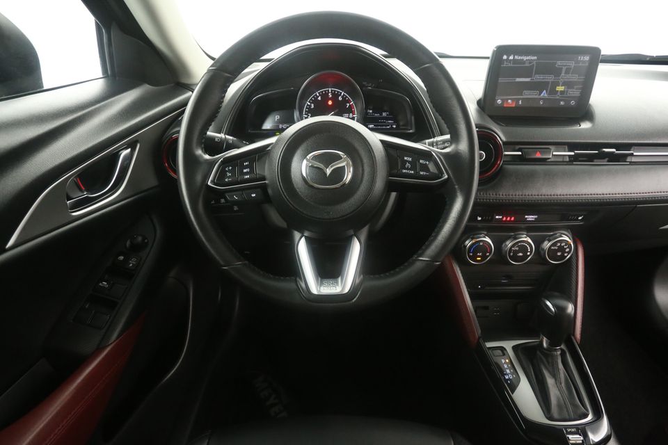 Mazda CX-3 2.0 SkyActiv-G Automaat Camera Clima LED Head-up Navi PDC 18"LMV Leder Stoelverwarming