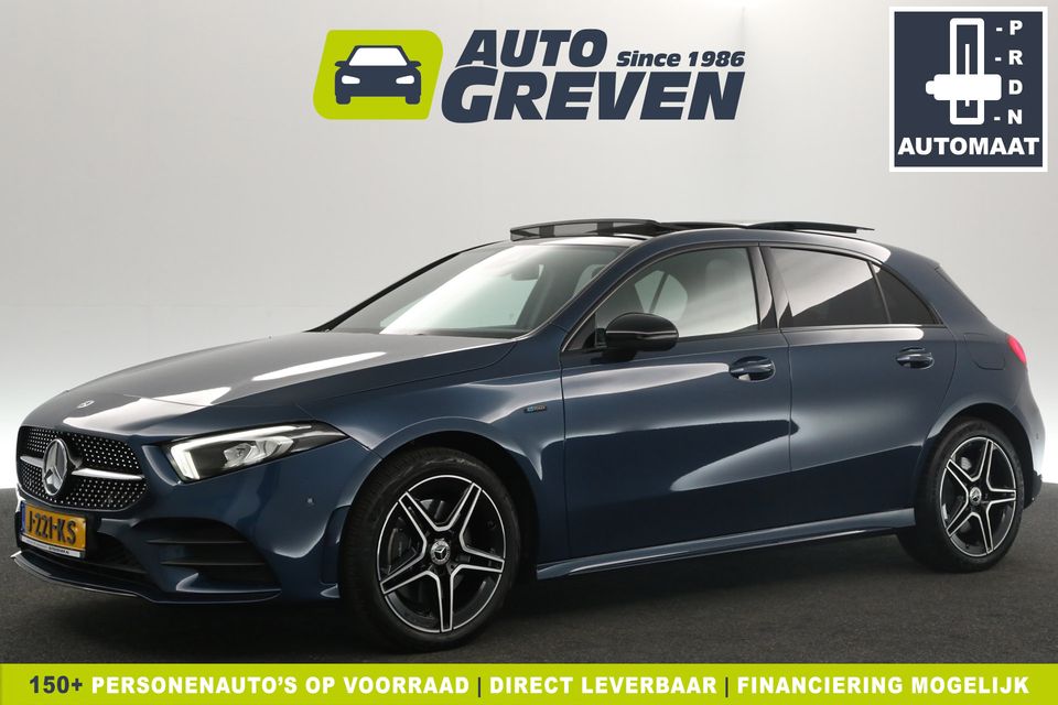 Mercedes-Benz A-Klasse 250e AMG 262PK Automaat Pano Sfeer Clima Cruise Virtual Navi 18"LMV LED PDC