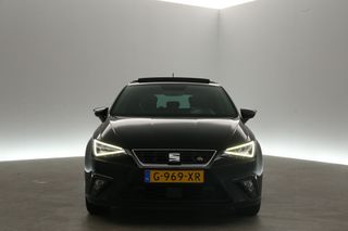 SEAT Ibiza 1.0 TSI FR Business Pano Sfeerverl. Camera Clima Cruise Carplay Navi LED Virtual 18"LMV PDC