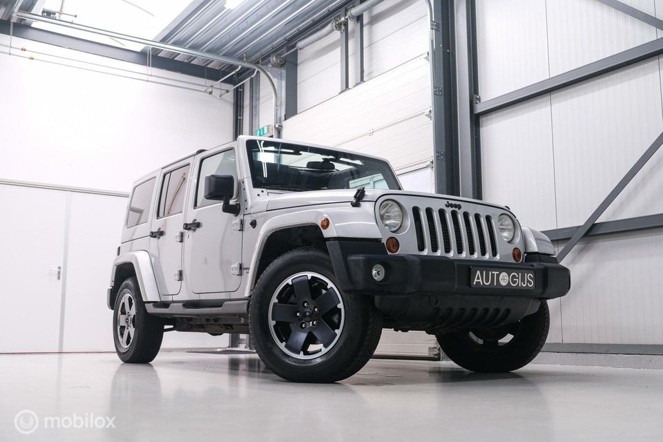 Jeep Wrangler Unlimited 2.8 CRD Sport | Leder | BTW| Hardtop | Nette staat | Grijs of geel kenteken | Handgeschakeld | 4x4