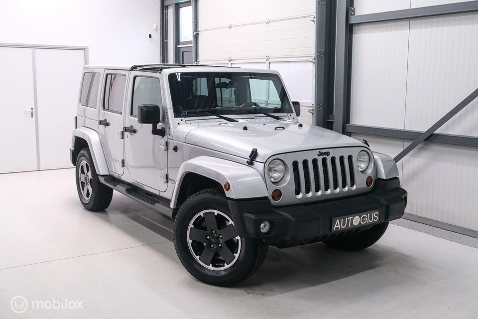 Jeep Wrangler Unlimited 2.8 CRD Sport | Leder | BTW| Hardtop | Nette staat | Grijs of geel kenteken | Handgeschakeld | 4x4