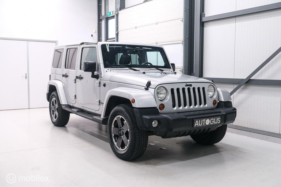 Jeep Wrangler Unlimited 2.8 CRD Sport | Leder | BTW| Hardtop | Nette staat | Grijs of geel kenteken | Handgeschakeld | 4x4