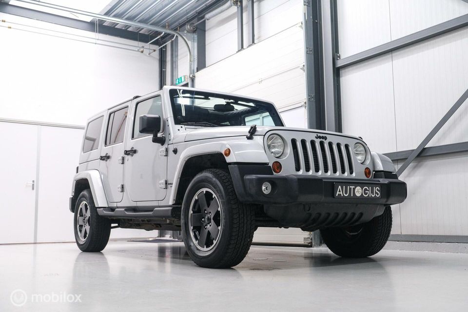 Jeep Wrangler Unlimited 2.8 CRD Sport | Leder | BTW| Hardtop | Nette staat | Grijs of geel kenteken | Handgeschakeld | 4x4