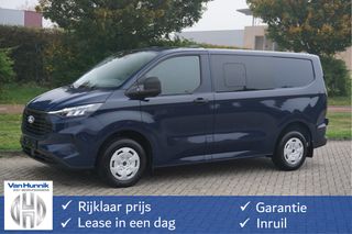 Ford Transit Custom 320S 136PK Trend Dubbel Cabine 13" Sync4 Apple CP/Android A. Camera, LED, 4 Jaar garantie!! NR. P01*