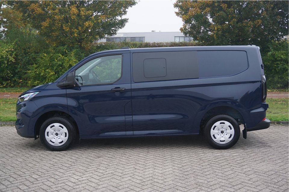 Ford Transit Custom 320S 136PK Trend Dubbel Cabine 13" Sync4 Apple CP/Android A. Camera, LED, 4 Jaar garantie!! NR. P01*